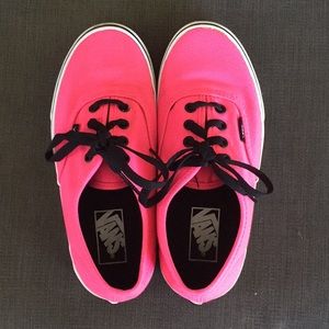 Authentic Hot Pink Vans
